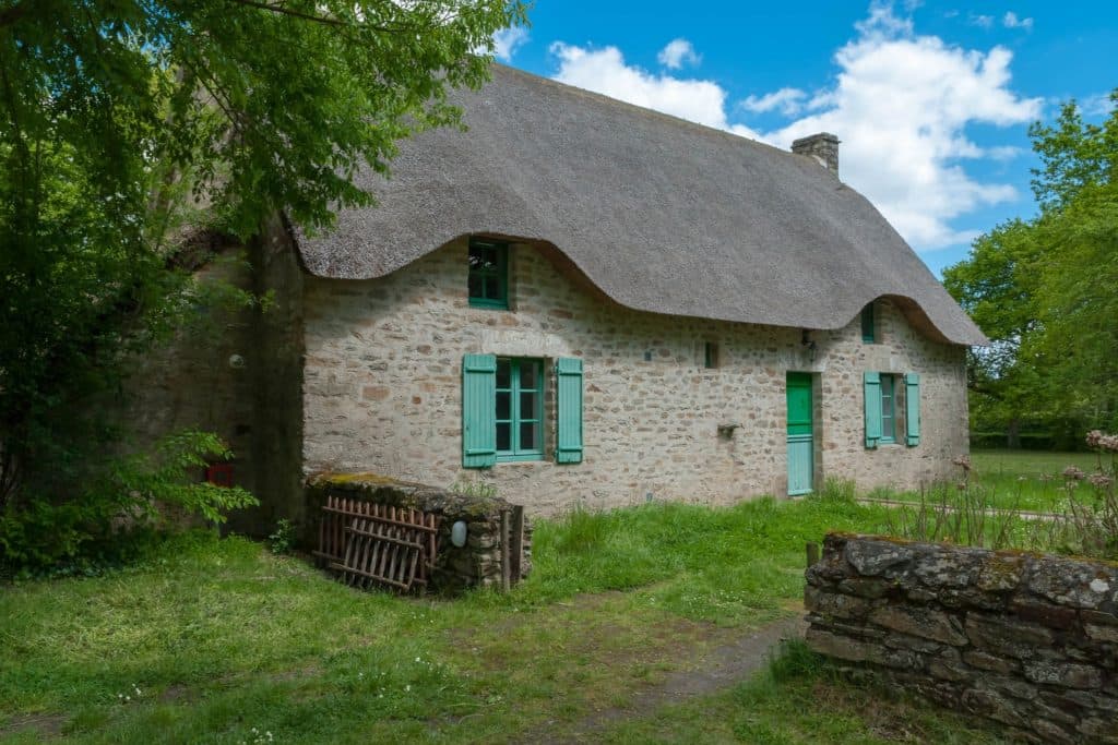 Cottage in woodland
